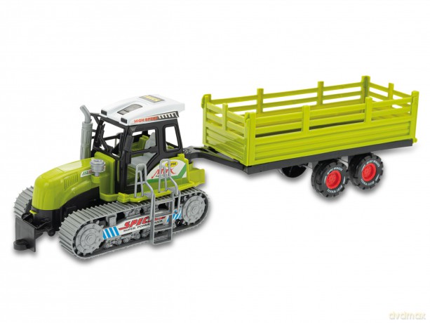Teorema: Linea Verde - Trattore Con Rimorchio A Frizione 3 Mdl Ass - Window Box