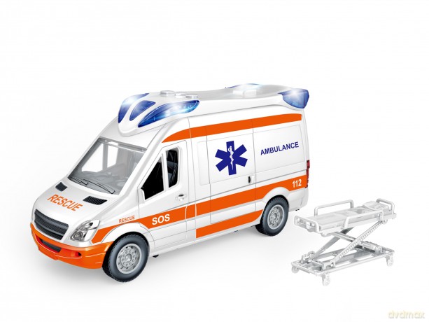 Teorema: Play City - Ambulanza Porte Apribili Con Barella Luci E Suoni - Open Touch Box