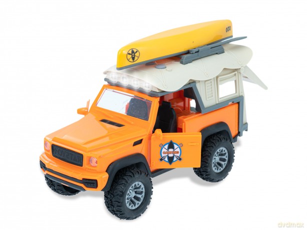 Teorema: Play City - Fuoristrada Con Canoa A Frizione Luci E Suoni - Open Touch Box
