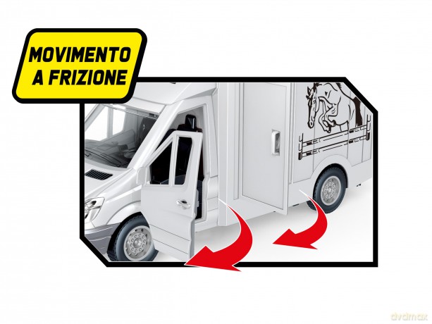 Teorema: Play City - Trailer Trasporto Cavalli Luci E Suoni - Open Touch Box