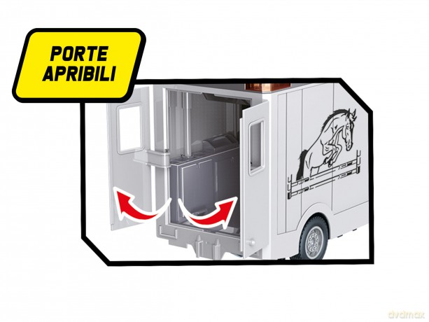 Teorema: Play City - Trailer Trasporto Cavalli Luci E Suoni - Open Touch Box