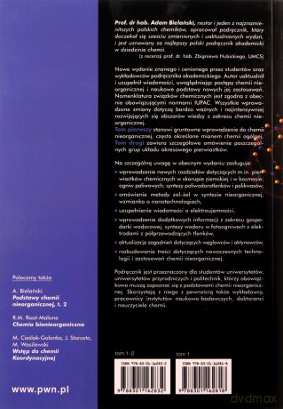Podstawy chemii nieorganicznej tom 1 - Adam Bielański [KSIĄŻKA]