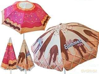 Teorema: Teo'S - Ombrellone Nylon 200cm 2 Modelli Uv Coat Tubo 22/25mm - Busta- Sweet