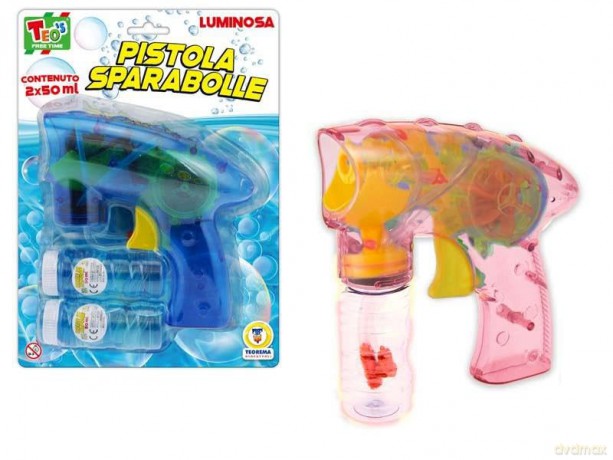 Teorema: Teo'S - Pistola Sparabolle Di Sapone 50ml X 2 - Blister