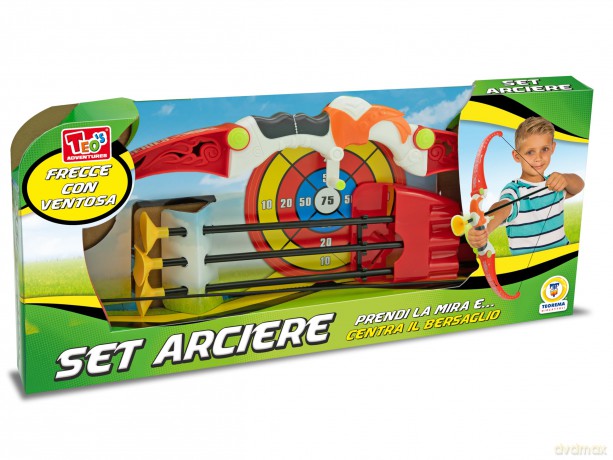 Teorema: Teo'S - Set Arciere Con Arco Frecce E Bersaglio - Open Touch Box