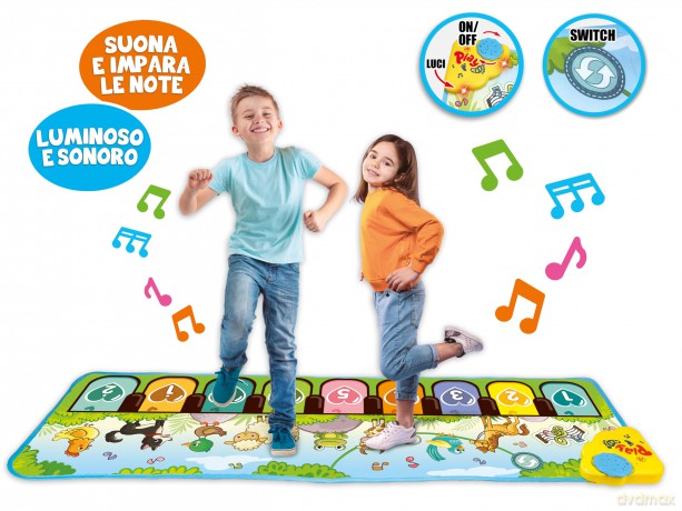 Teorema: Teo'S - Tappeto Musicale Touch Luci E Suoni 110*36 Cm - Box