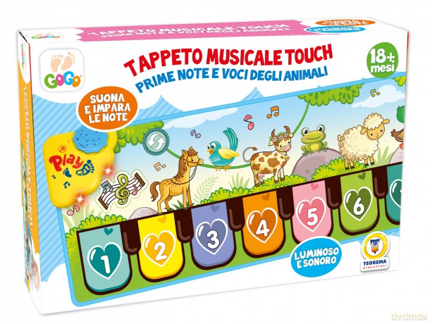 Teorema: Teo'S - Tappeto Musicale Touch Luci E Suoni 110*36 Cm - Box