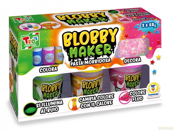 Teorema: Teo'S Freetime - Set Crea I Tuoi Slime 3x58gr - Window Box