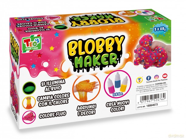 Teorema: Teo'S Freetime - Set Crea I Tuoi Slime 3x58gr - Window Box