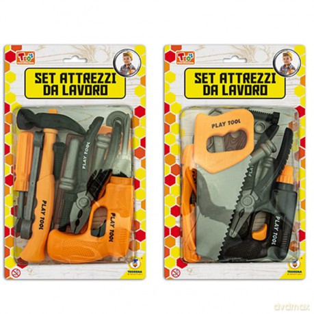 Teo'S - Set Meccanico Con Trapano 2 Mdl Ass - Blister