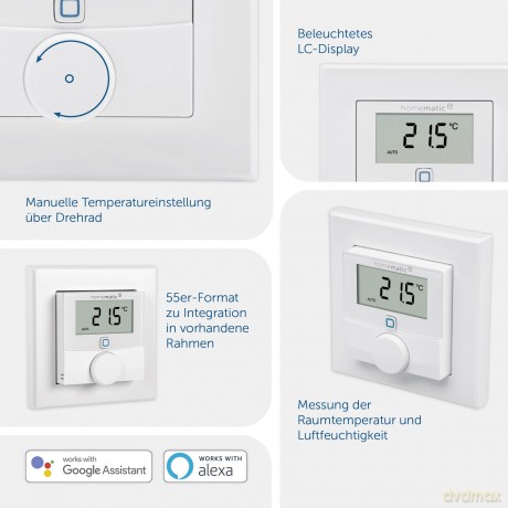 Termostato A Parete Con Sensore