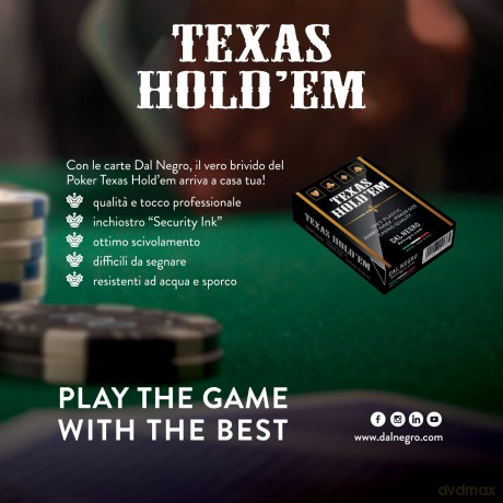 Texas Hold'Em Nero Casino Qua Lity