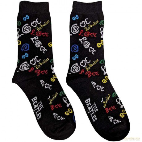 The Beatles Men's Socks: Love