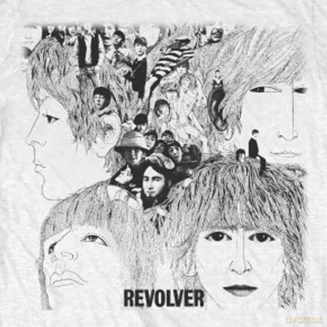 The Beatles Men's Tee: Revolver Album Cover (X-Large)