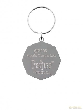 The Beatles Standard Key-Chain: Drum Logo