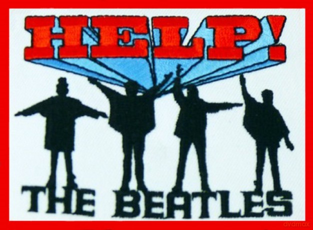 The Beatles Standard Patch: Help! (Iron On)