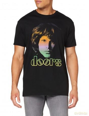 The Doors Men's Tee: Morrison Gradient (Small)
