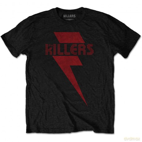 The Killers Men's Tee: Red Bolt (Small)