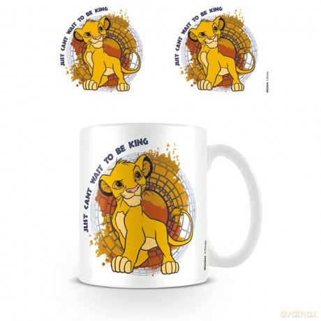 The Lion King "Just Can'T Wait To Be King" Ceramic Mug, Multi-Colour