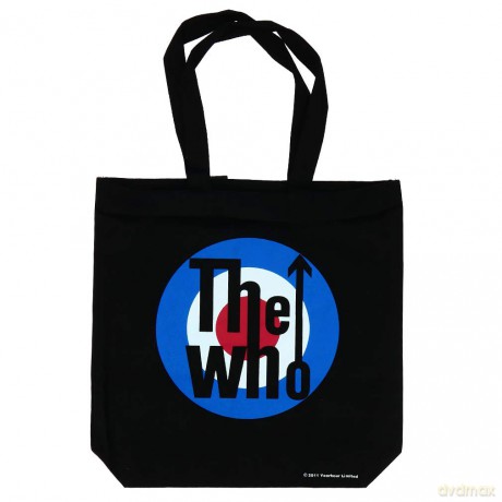 The Who Cotton Tote Bag: Target (with zip top)