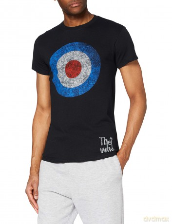 The Who Men's Tee: Target Distressed (Small)