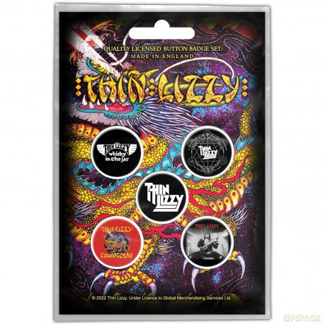 Thin Lizzy: Chinatown (Button Badge Pack)