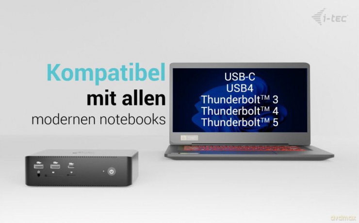 Thunderbolt 5 Quattro Display Dock.