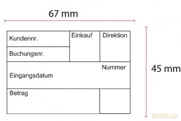 Timbro Di Testo Profess.5208 P.4.0