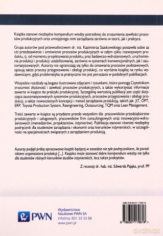 Nowoczesne zarządzanie produkcją ujęcie procesowe [KSIĄŻKA]