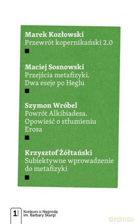Cztery eseje metafizyczne - Marek Kozłowski [KSIĄŻKA]
