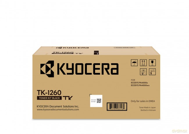 Toner Nero Tk-1260 Ecosys Pa4000x