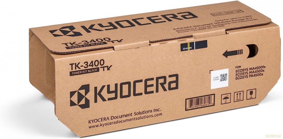 Toner Nero Tk-3400 Ecosys Pa4500x
