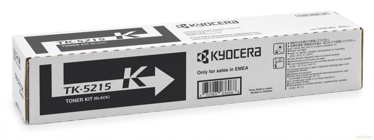 Toner Nero Tk-5215k Taskalfa 406ci