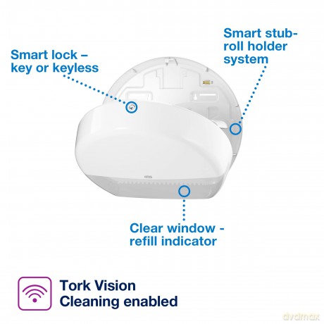Tork Toi-Sp. St-Set Jumbo Wei