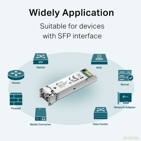 Tp-Link 1000base-Bx Multi-Mode Sfp Module 1280mbit/S 850nm Network Media Converter - Network Media Converters