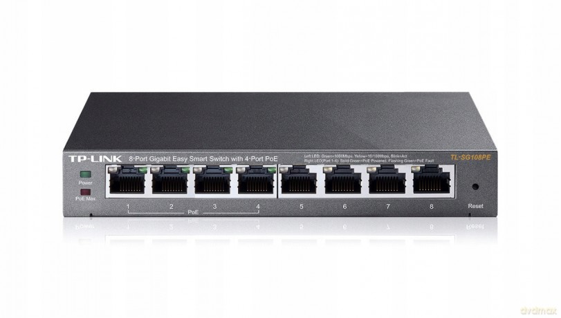 Tp-Link Poe Switch Black