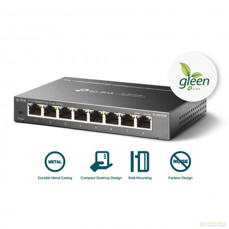 Tp-Link Tl-Sg108e 8 Port Gigabit Easy Smart Switch