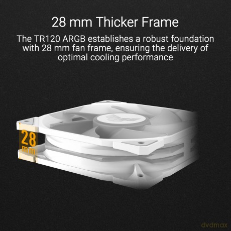 Tr120 Fan Argb Rev White 3in1