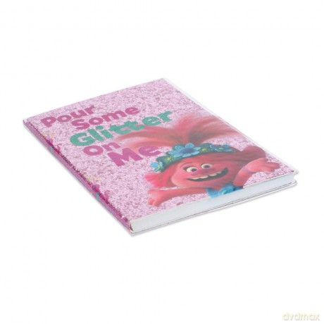 Trolls: World Tour - Pour Some Glitter -Pvc A5 Notebook- (Quaderno)