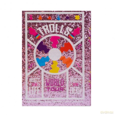 Trolls: World Tour - Pour Some Glitter -Pvc A5 Notebook- (Quaderno)