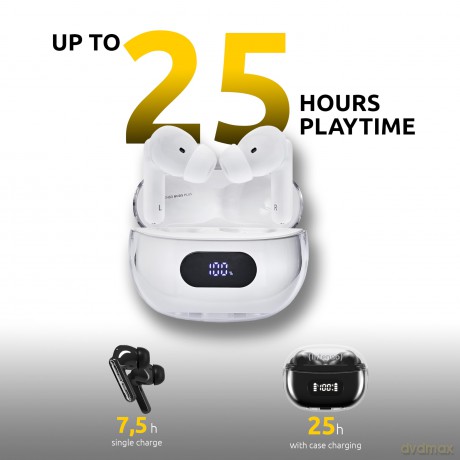 True Wireless Earphone White Plus