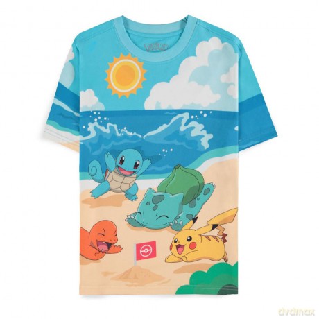 T-Shirt Pokemon Beach Day Donna XS