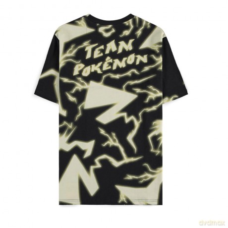 T-Shirt Pokemon Pikachu Evolution Lightning XL