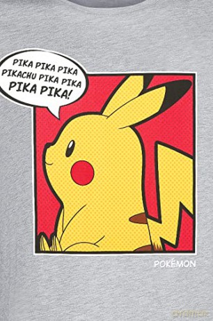 T-Shirt Pokemon Pikachu Pika Pikachu Uomo L