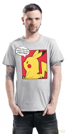 T-Shirt Pokemon Pikachu Pika Pikachu Uomo S