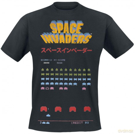 T-Shirt Space Invaders Level M