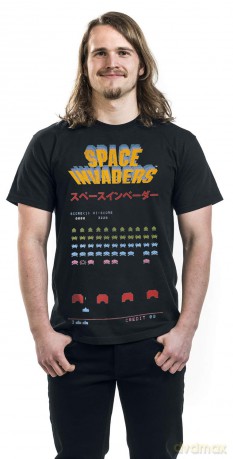 T-Shirt Space Invaders Level M