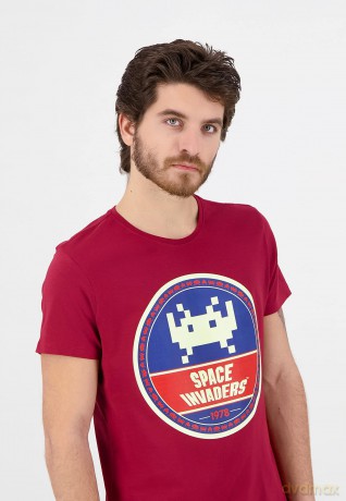 T-Shirt Space Invaders Round Invader S