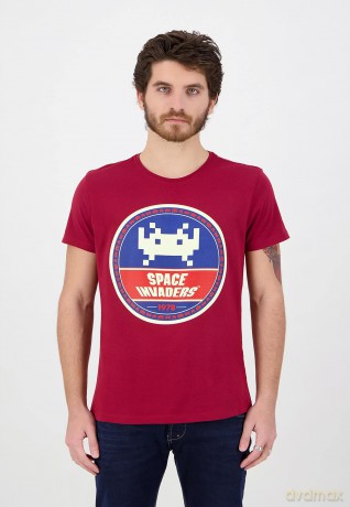 T-Shirt Space Invaders Round Invader XXL