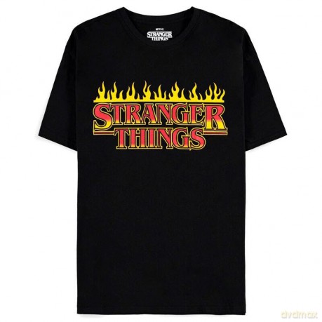T-Shirt Stranger Things Fire Logo S